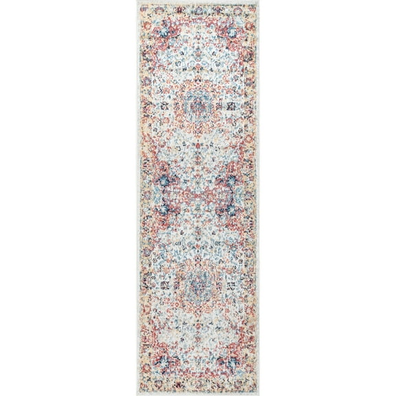 nuLOOM Verona Vintage Persian Area Rug, 2' 8" x 8', Gold