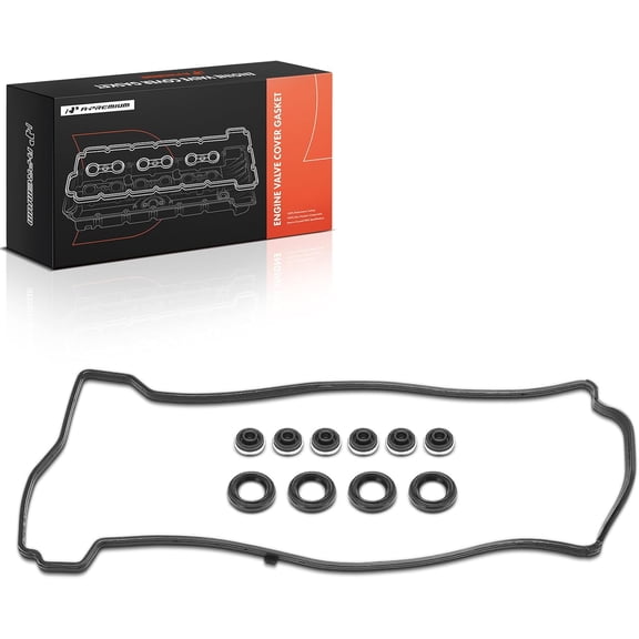 A-Premium Engine Valve Cover Gasket Set Compatible with Honda Accord 2003-2012, Civic 2002-2015, CR-V 2002-2014, Crosstour 2012-2015, Element & Acura CSX, ILX, RDX, RSX, TSX, L4 2.0L 2.3L 2.4L