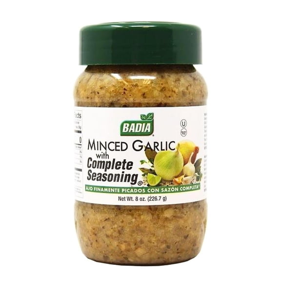 Badia - Garlic Minced Seasoned - 8 Oz, Case of 12