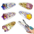 thumbnail image 5 of Disney Wish Girls Cute Hair Clips with Favorite Character Charms, Magical Confetti Hair Accessories for Toddlers Ages 3+, 5 of 7