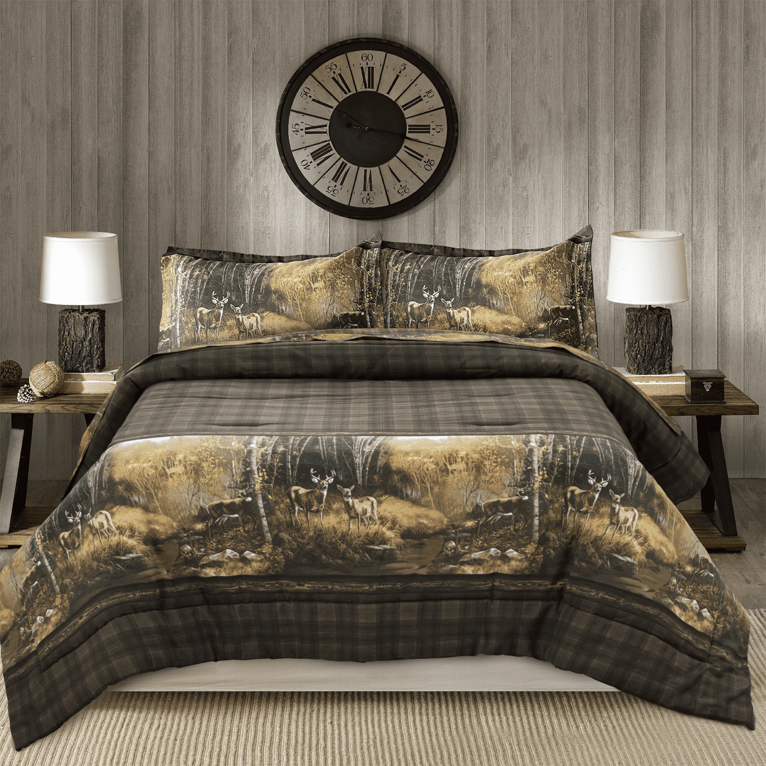 Whitetail Birch Comforter Set 4 Pcs 
