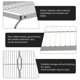 thumbnail image 3 of Folding Barbecue Grill Stainless Steel Barbecue Grate Portable Camping Grill, 3 of 4