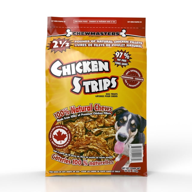 Chewmasters Chicken Strips Dog Treats 40oz