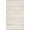 thumbnail image 2 of SAFAVIEH Blossom Emalee Abstract Wool Area Rug, Silver/Ivory, 4' x 6', 2 of 7