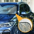 thumbnail image 3 of Qxltty White Bear Enjoying The Sunshine Car Windshield Sunshades Foldable UV Rays Sun Visor Protector Keep Your Vehicle Cool 57×31.5in, 3 of 8