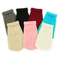 Small Dog Sweaters Knitted Pet Cat Sweater Soft Warm Dog Sweatshirt Dog