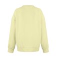 thumbnail image 5 of Nestiefly V Neck Sweatshirt Women with Pockets Casual Plain Comfort Hoodless Hoodies Cozy Fleece Pullover Sweatshirts No Hood Beige XL, 5 of 5