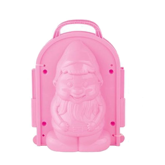 Tholdsy Clip para hacer bolas de nieve, portátil, bonito, reutilizable, lavable, para niños, para jugar al aire libre, molde tridimensional, Juguetes de construcción Rosado