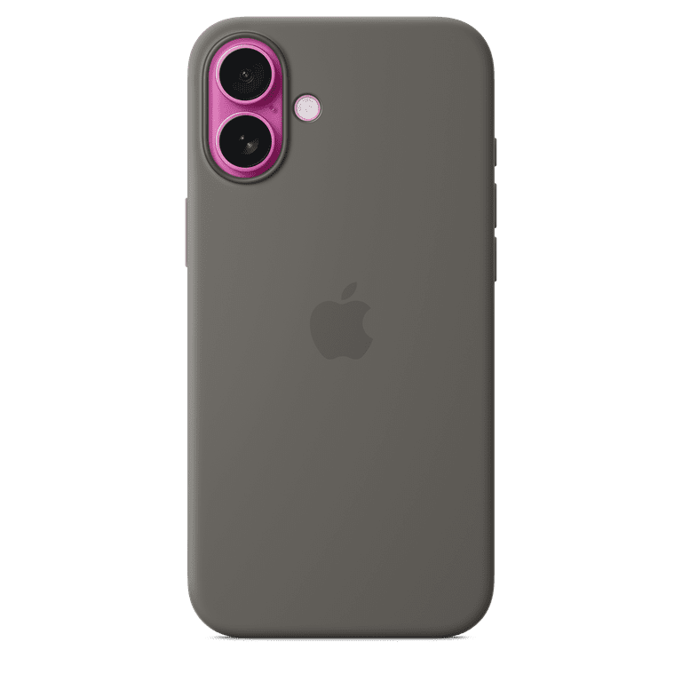 Apple iPhone 16 Plus Silicone Case with MagSafe - Stone Gray