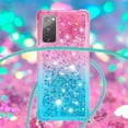 thumbnail image 4 of Funda para Samsung Galaxy S20 FE 4G/5G Brillantina Líquida Divertida Reluciente y con Cristales en Movimiento Cuerpo Cruzado con Cordón Ajustable, 4 of 5