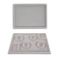 thumbnail image 1 of GARVALON 2Pcs Bracelet Bead Board Tray Grey Jewelry Making for Handicraft Enthusiasts, 1 of 8