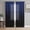 Blue, variant on Black White Sheer Curtains 54 Inch Length 2 Panels Set for Living Room/Bedroom, Modern Geometric Abstract Gradient Striped Semi Curtain Sheers Drapes Rod Pocket Curtains Window Treatment 52''x54''x2