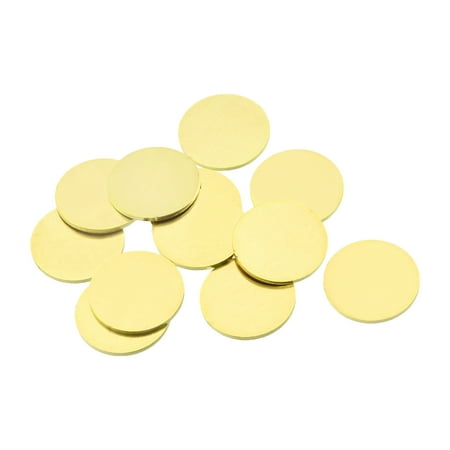 

Uxcell Stamping Blank Brass Round DIY Tags 25mm/1 for Craft Decoration Pack of 12