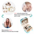 thumbnail image 4 of Easter Travel Portable Square Jewelry Box for Rings, Earrings, Necklaces, Bracelets - Girls and Women, 4 of 6