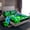 Black Green Blue, variant on Manfei Kids Gamepad Controller Twin Sheet Sets,Console Video Gaming Twin Fitted Sheet,Red Black Flat Sheet For Boys,Luxury Bedroom Decor,3 Pieces