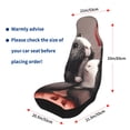 thumbnail image 4 of Sigee Heart Guinea Pig Couple for Universal Car Seat Covers, Premium Car Seat Protector Set for Cars, SUVs, Trucks, 4 of 7
