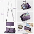 thumbnail image 4 of Crossbody for Samsung Galaxy A37 A57 Case Wallet【RFID Blocking】with 10-Card Holder Zipper Bills Slot, Soft PU Leather Magnetic Flip Wristlet Shoulder Strap Wallet Case for Women, 4 of 13