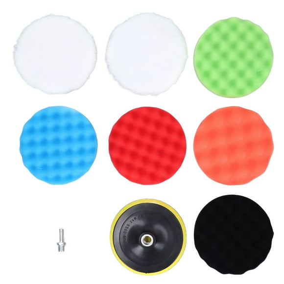 Buffing Sponge,9Pcs Polishing Pad Buffing Car Buffing Pad Polishing Wool Pad Crafted with Care