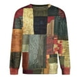 thumbnail image 4 of SGFCWSX Men Sweatshirts Geometric Graphic Crewneck Casual Long Sleeve Pullover Multicolor Size XL, 4 of 5