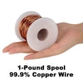 thumbnail image 4 of Bobina de alambre de cobre ibaofuing 99,9% suave, calibre 16, 1,3 mm, 39 m, 1 kg, 4 of 6