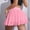 01 Pink, variant on YueHuiYing Women Pleated Tennis Skirt with Shorts High Waisted Pickleball Golf Skirts Athletic Skorts White L