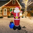 thumbnail image 1 of Decoración Navideña Inflable Gigante De Papá Noel Para Jardín, 1 of 8