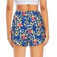 thumbnail image 4 of Goofa Cute Popcorn Printed Women 2 in 1 Running Shorts,Quick Dry Athletic Workout Shorts,High Waisted Athletic Shorts with Liner Pockets-Large, 4 of 9