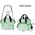 thumbnail image 3 of Lunch Bag Portable Crossbody Meal Bag Cooler Bag Insulated Lunch Bag Food Bag Handheld & Crossbody Design Valentine's Day Green Love, 3 of 6