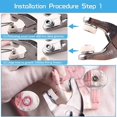 thumbnail image 3 of MesaSe Boutons-Pression avec Pinces à Pression Kit d'Outils de Couture 804 Pcs pour Bricolage, 3 of 5