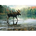 thumbnail image 2 of Cobble Hill Jigsaw Puzzle - Moose Crossing, 1000 Piece Puzzle, 2 of 4