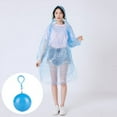 thumbnail image 5 of Zhaomeidaxi Disposable Emergency Raincoats, Colorful Rain Poncho with Hook Portable Ball Portable Disposable Emergency Raincoats Rain Poncho in A Ball 5 Colors, 5 of 10