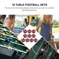thumbnail image 3 of BRIGHTFUFU 10Pcs Plastic Football Foosball Machine Accessory Dark Red Replacement Balls Indoor Gaming, 3 of 7
