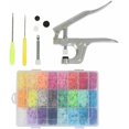 thumbnail image 1 of 360 Set 24 Colors T5 Snaps + Snaps Pliers For All Kinds Of Diy Clothing Crafts, 1 of 4
