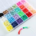 thumbnail image 3 of 4800 Pcs/ Perles d'Argile Couleurs Perles Disque Séparateur en Vrac pour Trouver, 3 of 8