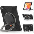 thumbnail image 6 of For iPad 9th/8th/7th Gen 10.2 inch 2021/2020/2019 Case, 360 Rotatable Handle Stand, Shoulder Strap, Drop-Proof Design, Black Gray, 6 of 7