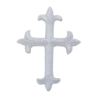 Embroidery Cross Patch Sew on Cloth Stitcker for Clothing Dress Appliques 
