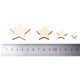thumbnail image 4 of DERAYEE 100 piezas de adornos de estrellas de madera sin terminar, tamaños surtidos, piezas de madera en blanco, estrella para Navidad, boda, fiesta, manualidades, 4 of 4