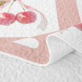 thumbnail image 5 of Erosebridal Pink Letter L Twin Quilt Set for Boys Girls, Princess Bowknot Twin Coverlet Set, 2 Pieces, 5 of 7