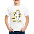 thumbnail image 5 of Boys Tshirts Police Car Graphic Short Sleeve Crewneck Summer Play Top Boys' Tops White 10-11 Years, 5 of 5