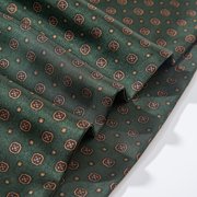 Geometric Pattern Long Silk Scarf