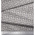 thumbnail image 2 of Soimoi Poly Georgette Fabric Artistic Leaves Decor Fabric Printed Yard 42 Inch Wide, 2 of 5