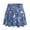Golfer Print Blue Pattern, variant on HELLHERO Golf Equipment Theme 2 Side Pockets Tennis Skirt, Built-in Shorts Soft Polyester Spandex Fabric Athletic Skort for Golf Yoga Travel