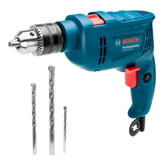 Rotomartillo 550w 127v + 3 Accesorios Gsb 550 Re Bosch BOSCH GSB 550 RE