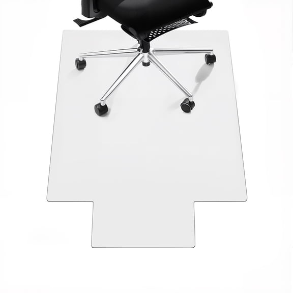 Heavy Duty Office Chair Mat for Carpet - Durable Hard Material, Non-Slip & Easy Glide, Clear Desk Chair Protector, Square Shape, 36" x 48", 2.2mm Thick, No Studs