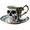 04> (B), variant on Royal Skull Coffee Mug, Gothic Tea Cup for Tea Parties, Halloween Themed Activities, Skull Coffee Mug Halloween Gifts, Great for Coffee Lovers and Collectors 3Pcs(A,B,C)