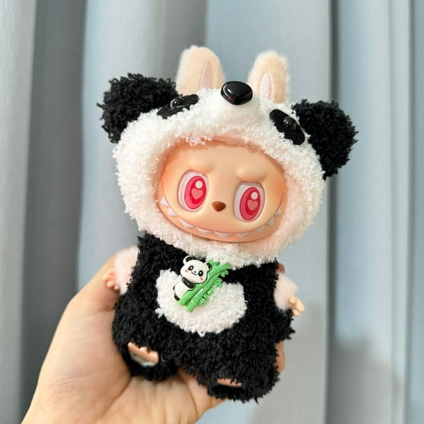 Mini ropa de muñeca de peluche, accesorios y atuendos para Corea Kpop Exo Labubu V1 V2 Idol sentado fiesta ropa de peluche regalo