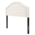 thumbnail image 4 of Kori Contemporary Fabric Full/Queen Headboard, Ivory, 4 of 4
