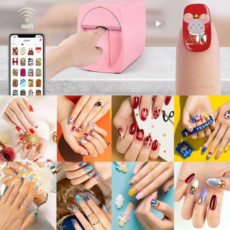Digital Mobile Nail Art Printe,3D Automatic Nail Printer Machine