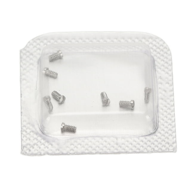 Watch Back Cover Screws, 8PCS Micro Watch Repair Screws Anti Rust Durable Tiny Clear Thread Stainless Steel For Maintenance Female 1 X 1.3 X 2.4mm