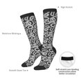 thumbnail image 4 of Naloa Snake Thigh High Socks Extra Long Stretchy Sock Women Over Knee High Opaque Stocking Daily Wear, 4 of 6